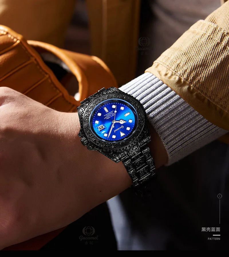 Men’s Vintage Engraved Watch