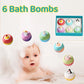 Bath Bombs for Kids with Surprise Toys Inside (6 Pack) - for Kids & Boys and Girls - Holiday Bubble Bath with Cheerful Scent