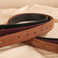 Luxurious leather belt for women, vintage style 2.8 width suitable for jeans and skirts