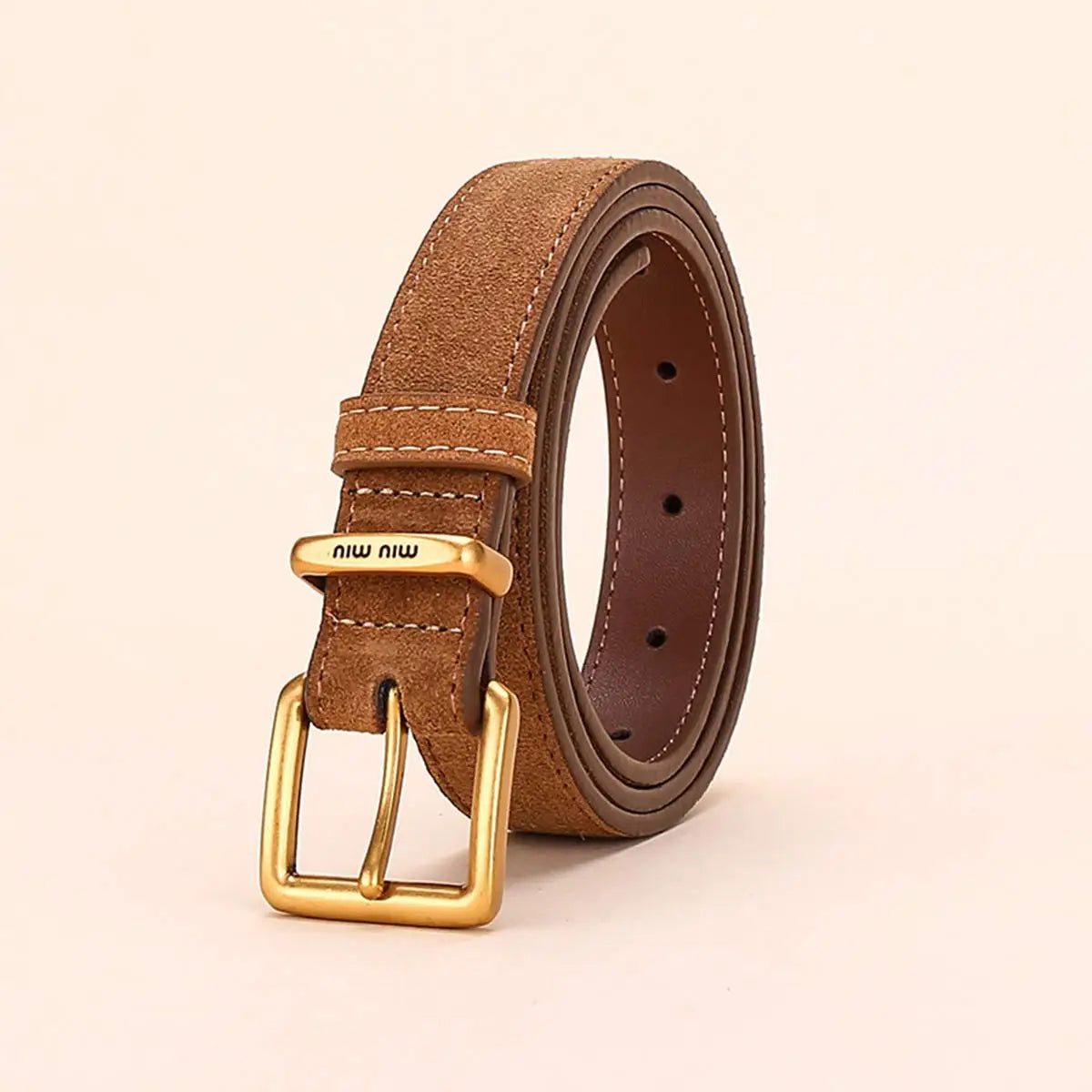 Fashion Woman's Leather Belt High Quality Buckle Hardware Practical Apperal Accessories Fit Jeans Suit Trousers Festival Gift