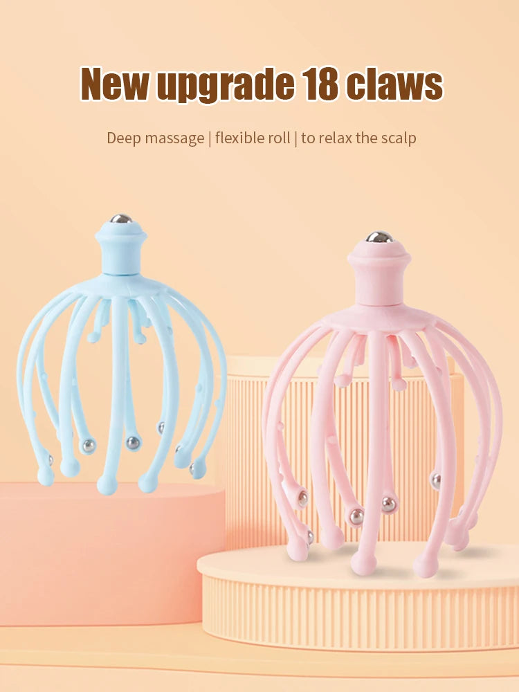18-Finger Head Massager