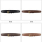 Women's Leather Belt Luxury Brand Designer Belt Simple Fashion with Jeans and Trousers Decorated Belt High-quality Alloy Buckle