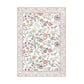 Carpet for Living Room Large Pink Bedroom Rug Bedside Floor Mat Spring Flower Plant Carpets Pastoral Style Home Decoration Rug