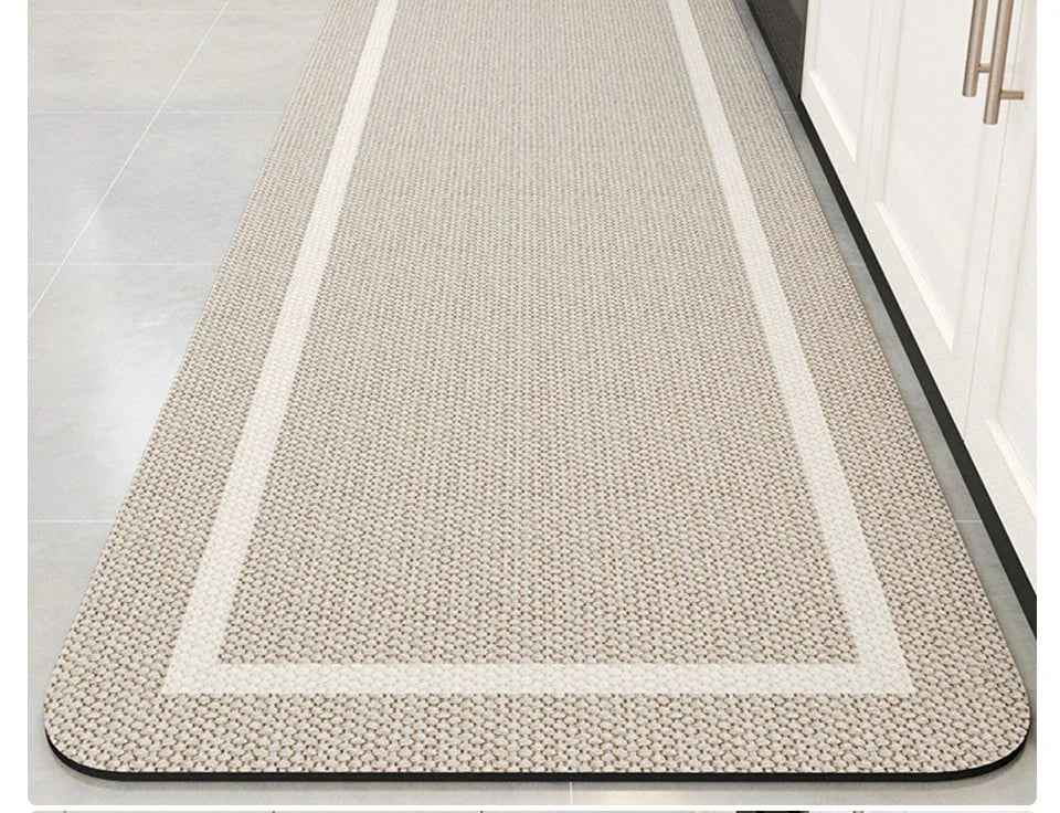 Carpet for Kitchen Floor Mat Absorbent Rug Soft Diatom Mud Anti-slip Foot Mats Home Decoration Non-slip Area Rugs 주방 카펫
