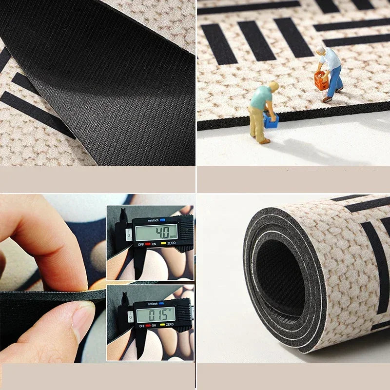 Carpet for Kitchen Floor Mat Absorbent Rug Soft Diatom Mud Anti-slip Foot Mats Home Decoration Non-slip Area Rugs 주방 카펫