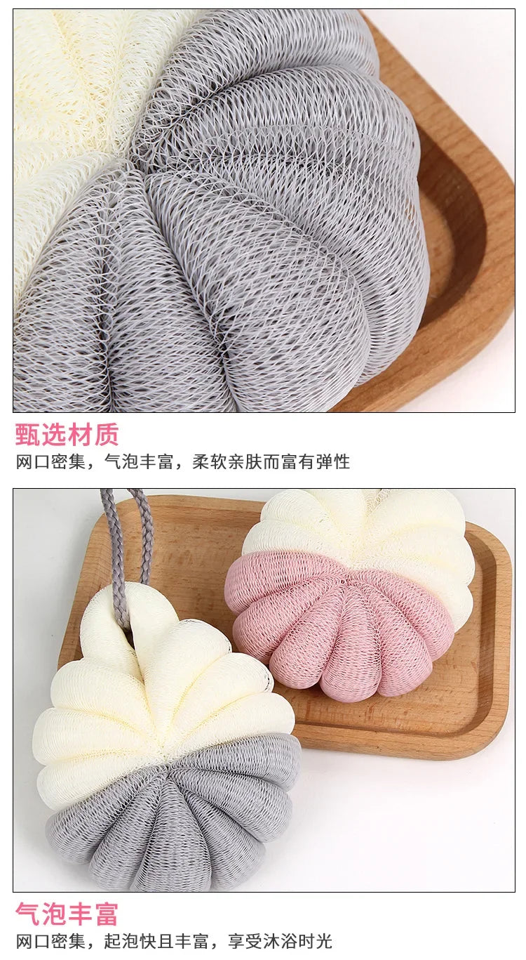 Bath Bubble Ball Exfoliating Scrubber Soft Shower Mesh Foaming Sponge Body Skin Cleaner Cleaning Tool Bathroom Accessories New