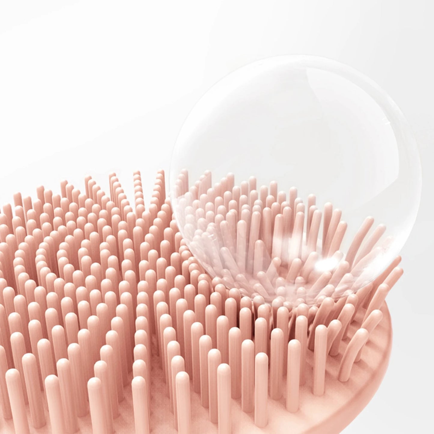 Baby Hair Brush Soft Hair Scalp Massager For Kids Gentle Bathing Shower Head Scrubber Cute Bear Design