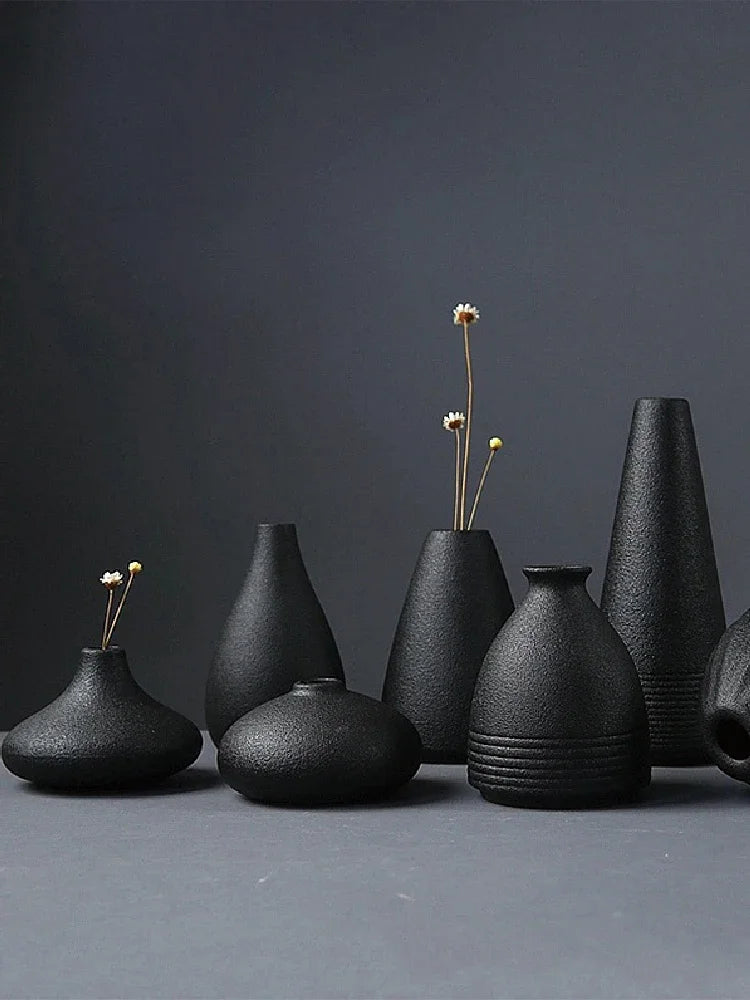 Mini Japanese Black Vase
