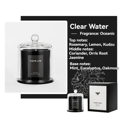 Candle Under Glass Cloche