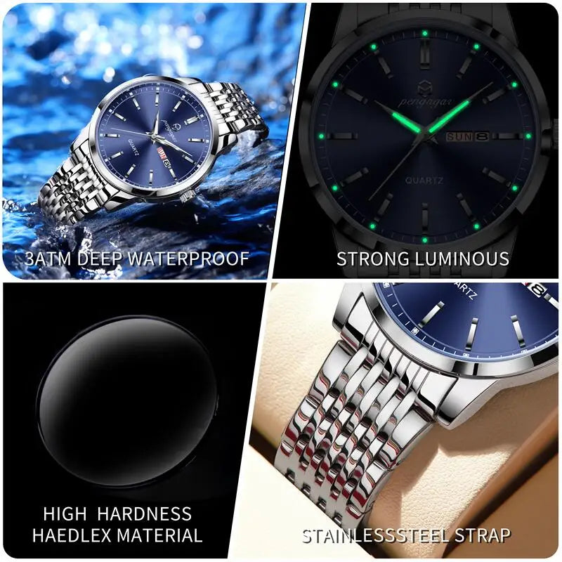 New Fashion Quartz Wristwatches Casual Sport Military Watch For Men Top Brand Luxury Waterproof Watch Men's Relogio Feminino