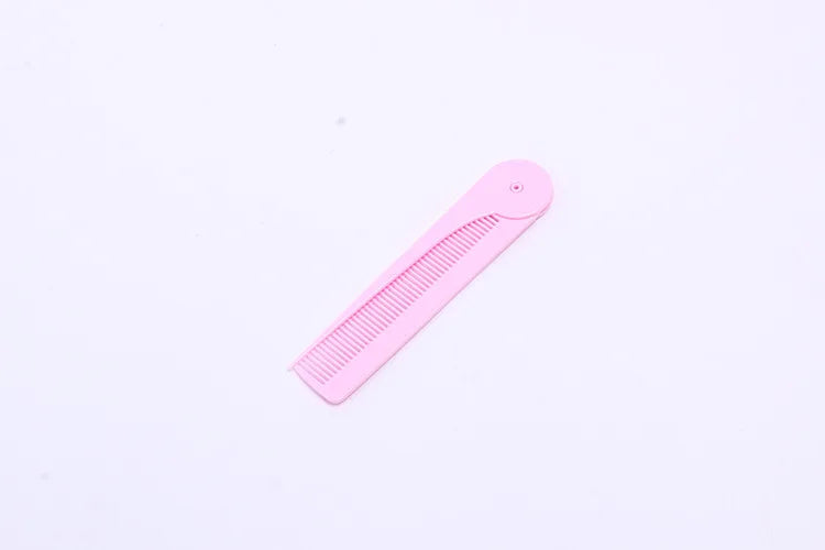 Baby Hair Care Brushes Anti-frizz Hairdressing Supplies Cute Cartoon Plastic Folding Portable Pointed Tail Comb for Kids Girls