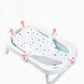 Baby Bath Net Mat Children  Newborn Adjustable Bathtub Pillow Seat Cushion Cross-shaped Anti-slip Bathtub Shower Cradle Bed Seat