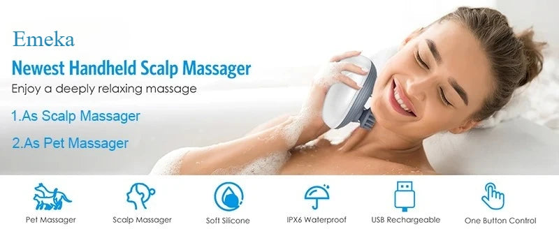 Kneading Head Massager