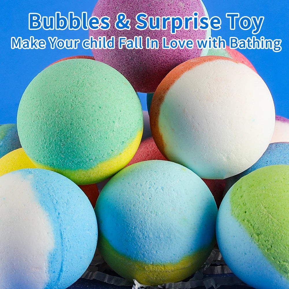 Kids Bath Bombs with Toy