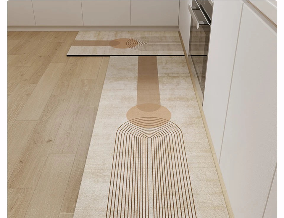 Carpet for Kitchen Floor Mat Pvc Waterproof Anti-slip Area Rug Home Decoration Long Foot Mats  Alfombra Cocina 주방 카펫 Ковер